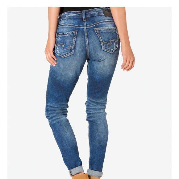 Silver “Girlfriend” Jeans 27 - Picture 2 of 5